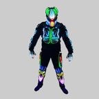 LED Robot Dance Suit - App-Controlled Performance Costume with RF Remote