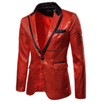 Men's Sequin Blazer | One Button | Stage
