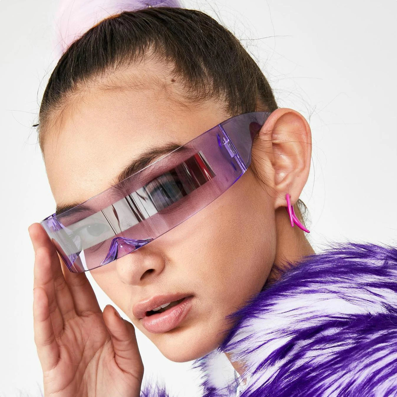 Visor Sunglasses | Futuristic Mirror Lens | Unisex