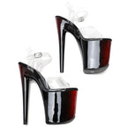 8-Inch Platform Sandals - Slip-On Dance Heels