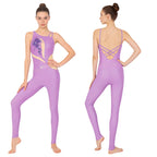 Women's Rhinestone Mesh Unitard | Multiple Styles | 20 Designs | S–3XL