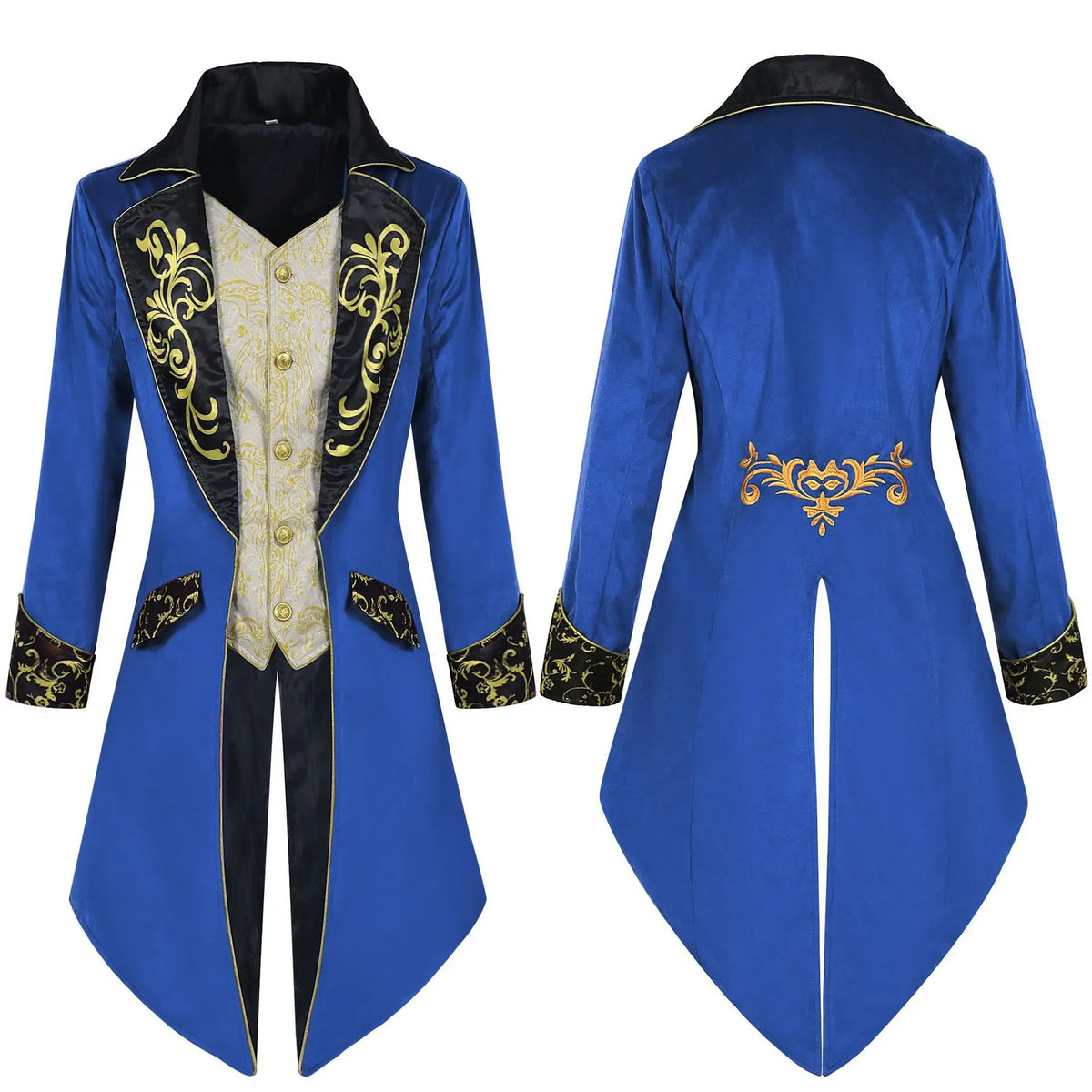 Steampunk Tailcoat | Gold Scrollwork