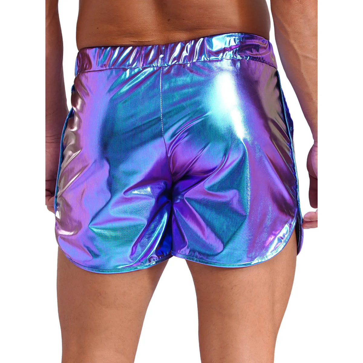Men’s Metallic Shorts | Side Pockets