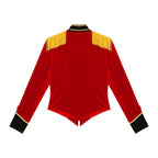 Ringmaster Velvet Jacket | Gold Braid | Circus Costume