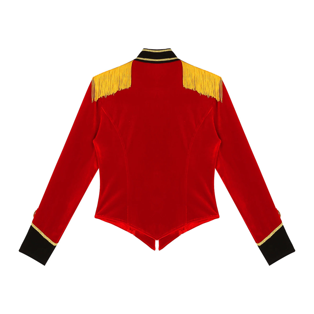 Ringmaster Velvet Jacket | Gold Braid | Circus Costume