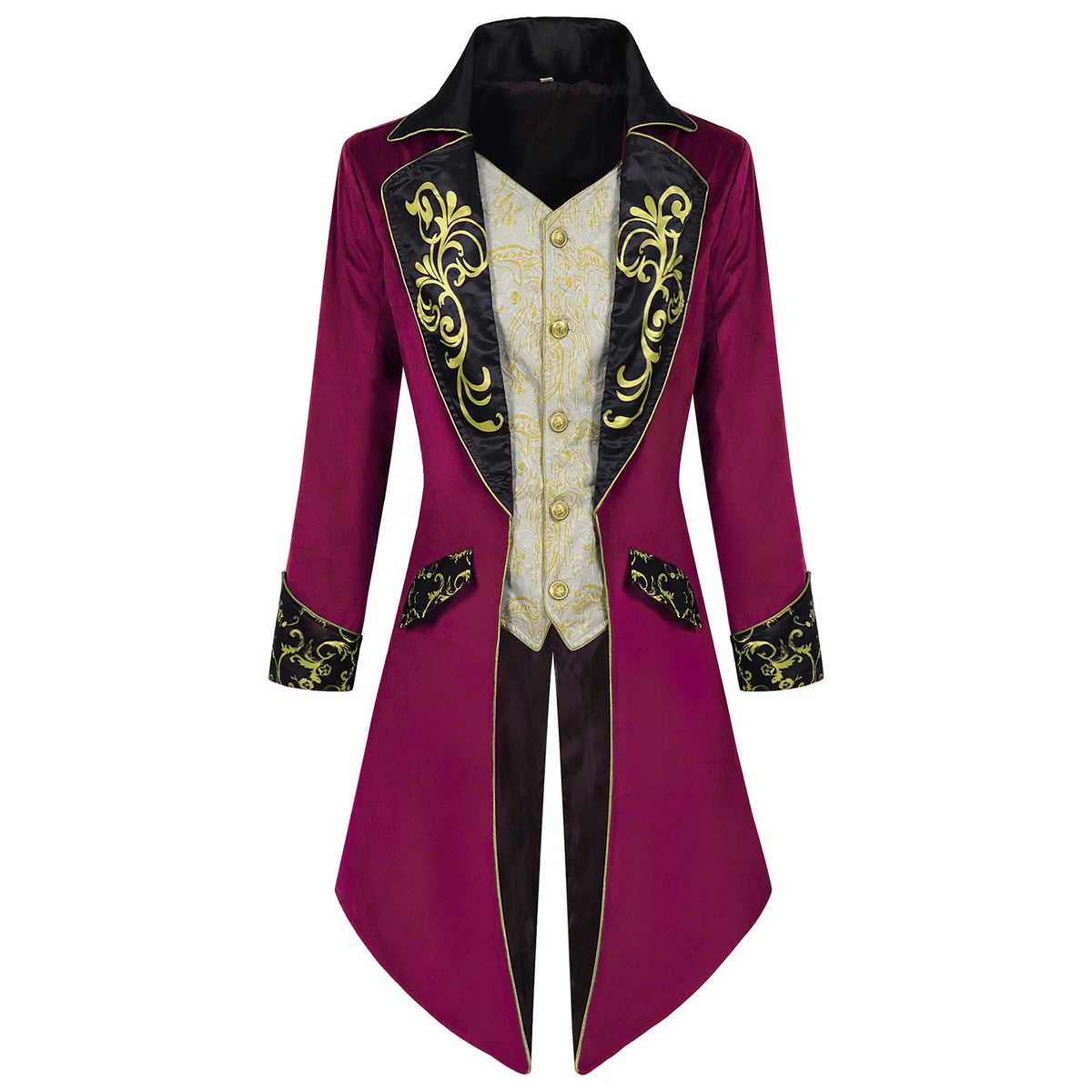 Steampunk Tailcoat | Gold Scrollwork