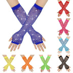 Rhinestone Fishnet Gloves | Fingerless