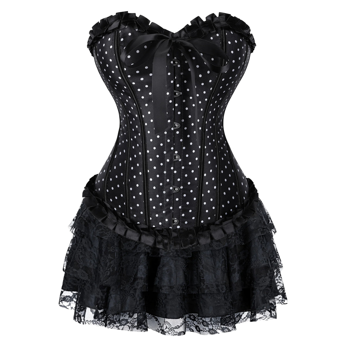 Gothic Overbust Corset | Skirt Options