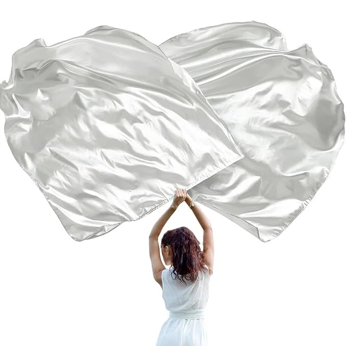 Praise Worship Dance Flags | Set of 2 | Silk Chiffon