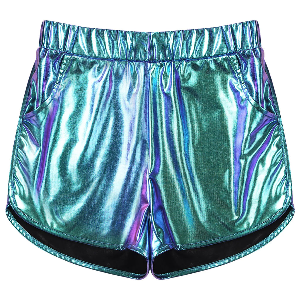 Men’s Metallic Shorts | Side Pockets