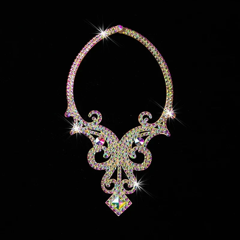 Rhinestone Statement Necklace | Belly Dance & Oriental Dance