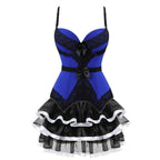 Overbust Corset & Tutu Skirt Set | Straps Cup | Burlesque