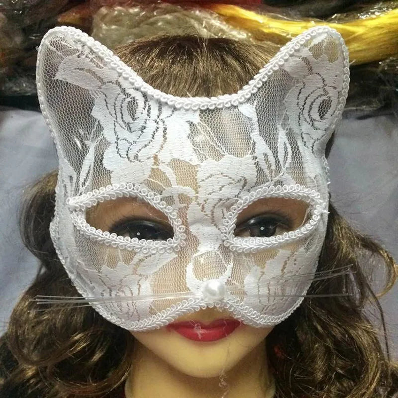 Cat Ear Lace Mask | Half-Face | 12 Styles