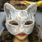 Cat Ear Lace Mask | Half-Face | 12 Styles