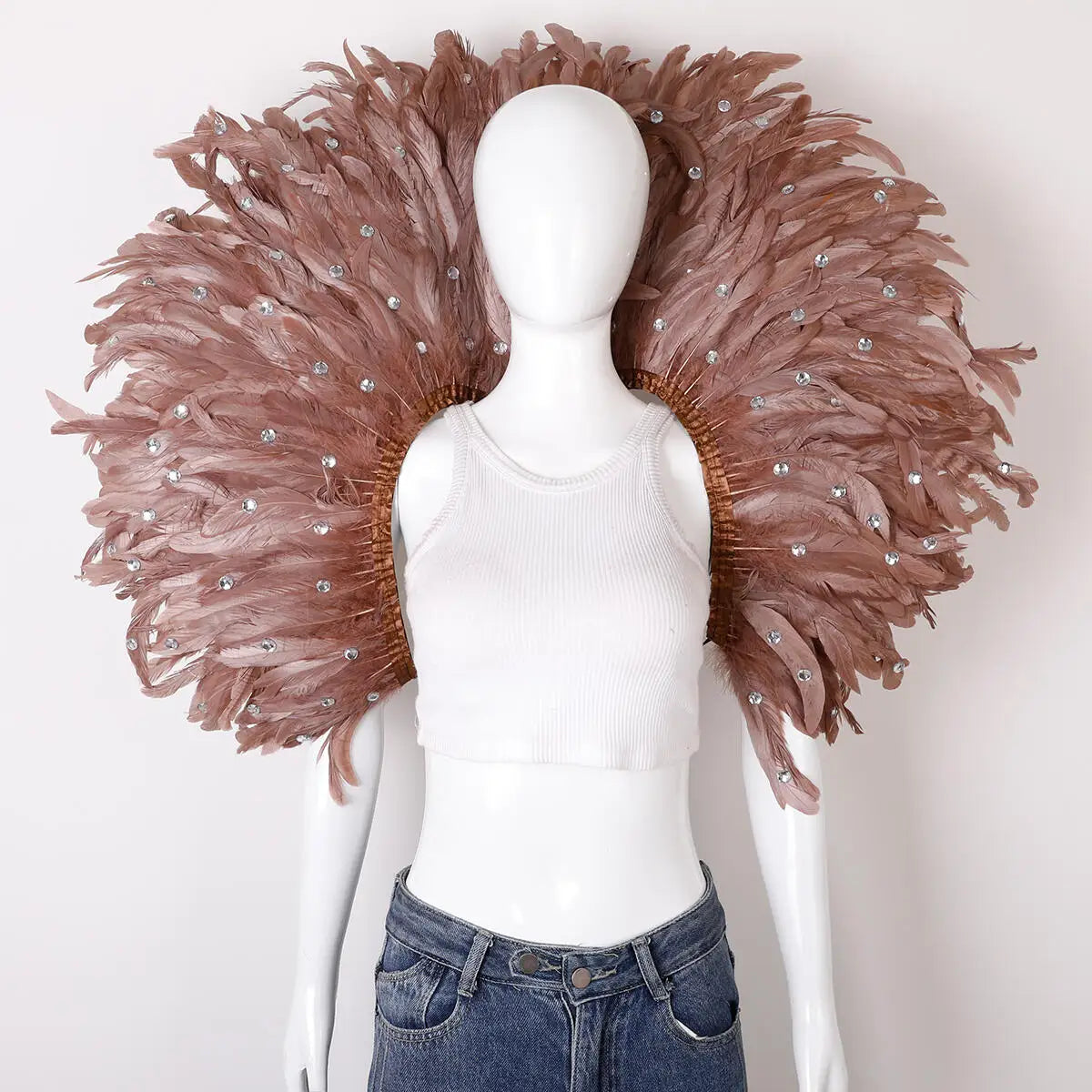 Oversized Feather Shoulder Wrap | Carnival & Stage | 29 Colours