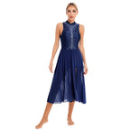 Rhinestone Lyrical Dress | Keyhole Back | Figure Skating