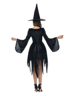 Witch Costume Set | Dress & Hat | 5 Colors | XS-XXXL