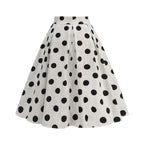Polka Dot Midi Skirt | High Waist | S–XXL