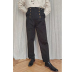 Victorian Steampunk Suspender Pants | High Waist | Men