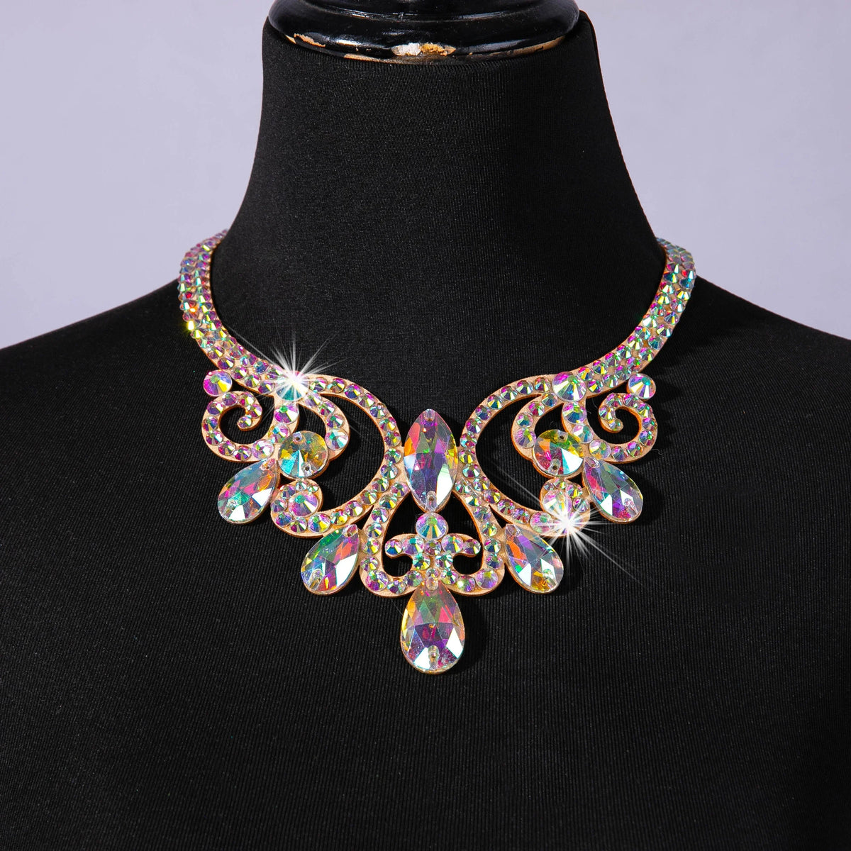 Rhinestone Statement Necklace | Belly Dance & Oriental Dance