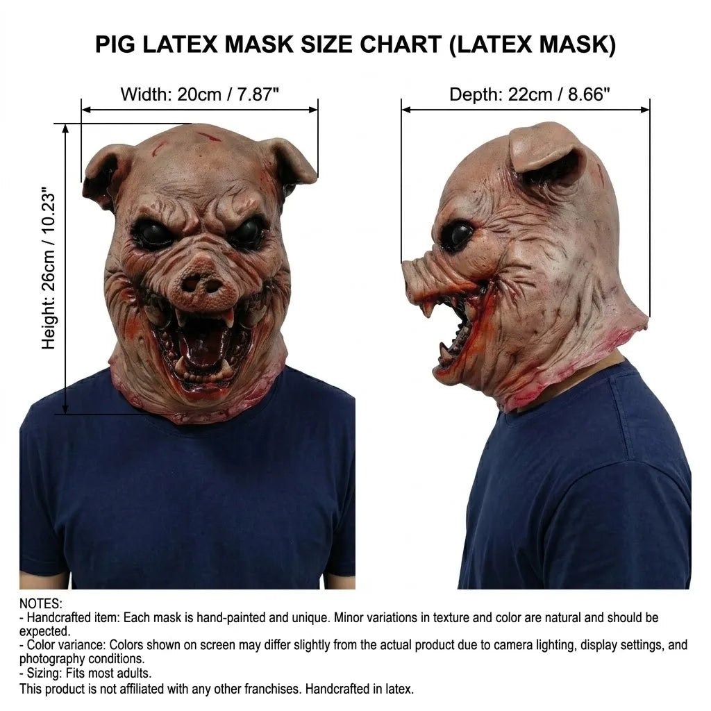 Zombie Pig Mask | Horror Creature