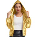 Holographic Hooded Zip Jacket | 5 Colors