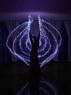 LED Belly Dance Wings | Light-Up Performance Wings | 300 LEDs