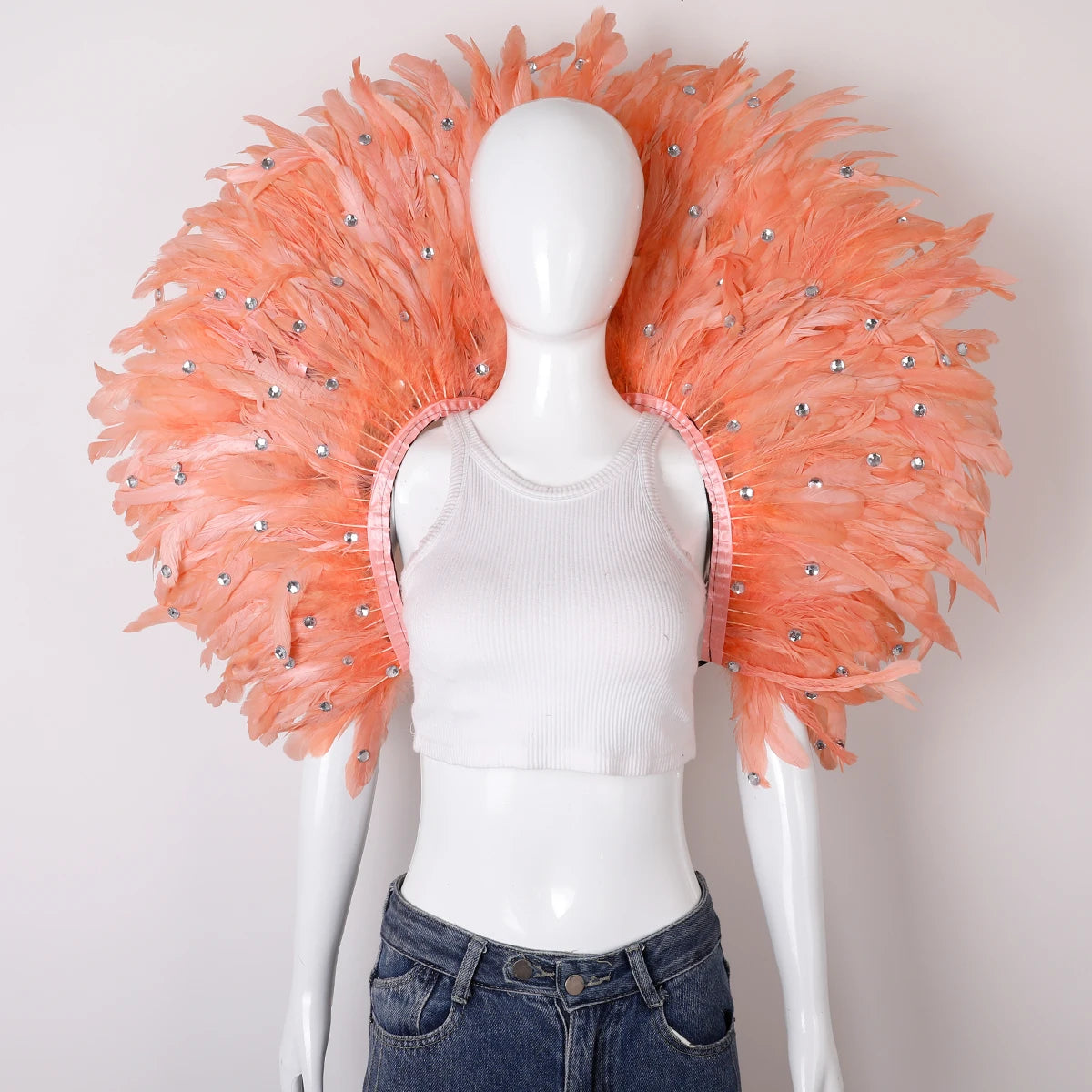 Oversized Feather Shoulder Wrap | Carnival & Stage | 29 Colours