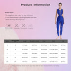 Rhinestone Full-Body Leotard | Sleeveless | Keyhole Back | Mesh