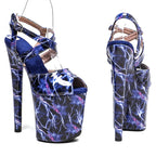 Shiny 8-Inch Platform Pole Dance Sandals