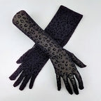 Sheer Lace Opera Gloves | 53 cm