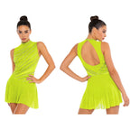 Celestial Rhinestone Keyhole Dance Dress