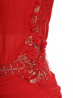 Lyrical Dance Dress | Rhinestone Asymmetric Skirt