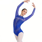 Starlight Long-Sleeve Rhinestone Leotard