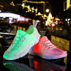 Fibre Optic LED Light-Up Sneakers | USB Rechargeable | Unisex Kids & Adults | 3 Colours