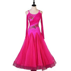 Ballroom Competition Dress | Rhinestone | 6 Colors | XXS-XXL