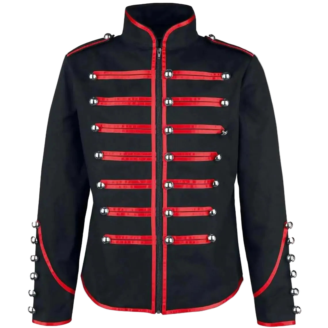 Military Frock Coat | Steampunk Gothic | Stand Collar
