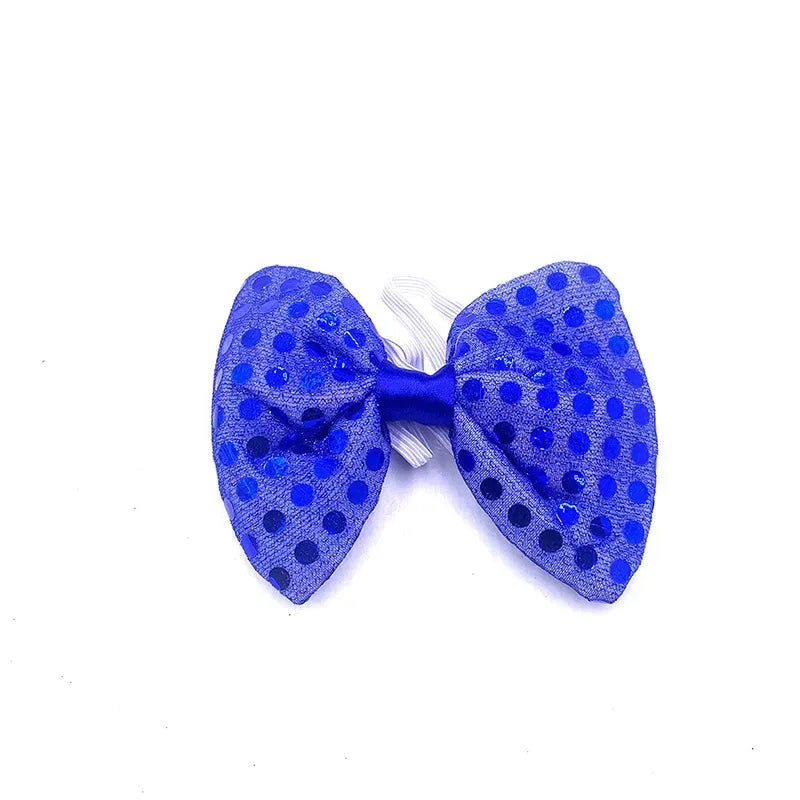 LED Light-Up Sequin Bow Tie | 3 Flash Modes | 10 Colors