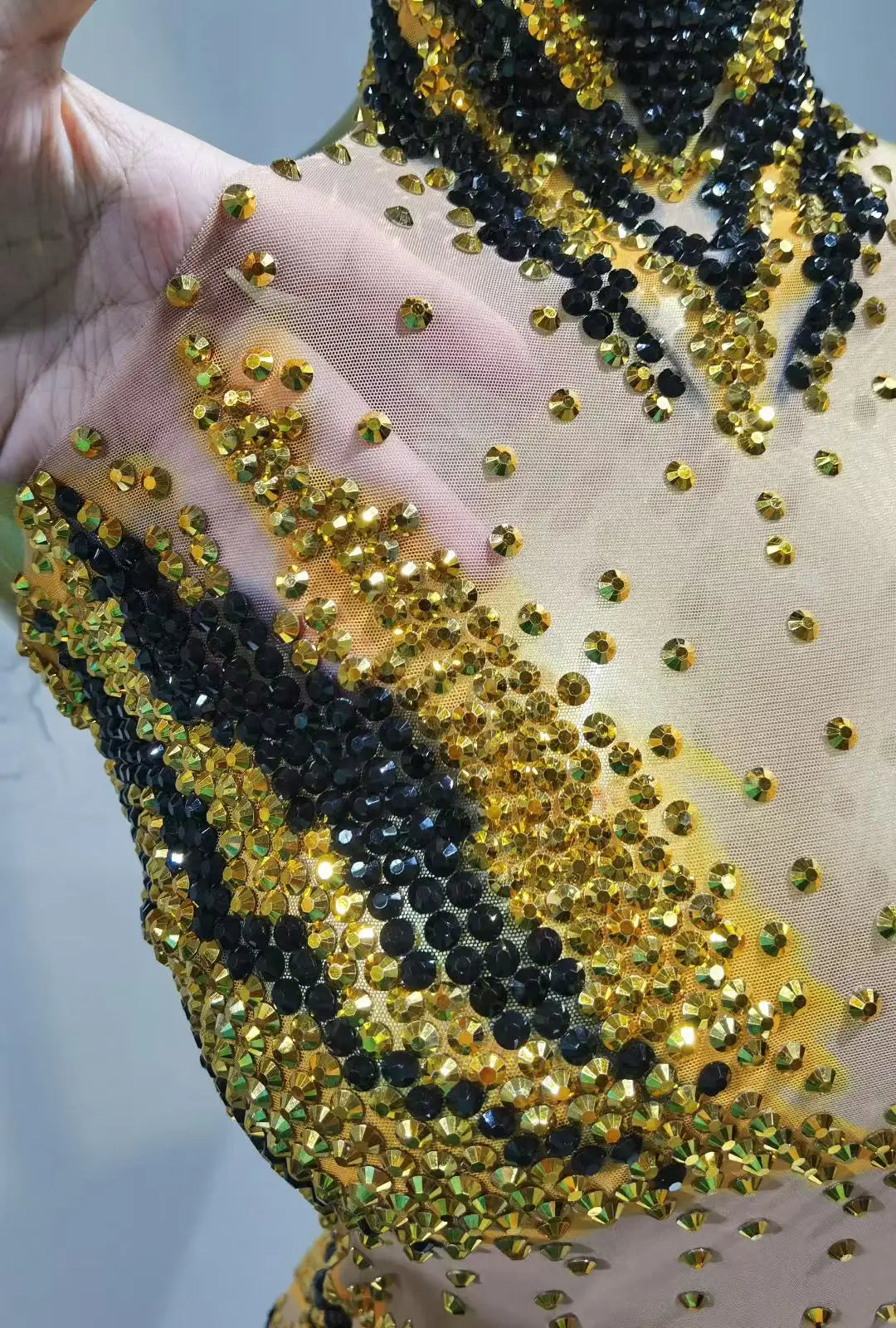 Sequin Performance Bodysuit | Fitted Sparkle