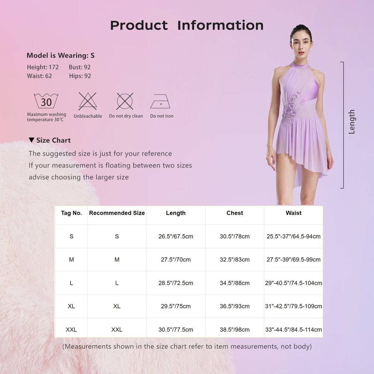 Applique Rhinestone Lyrical Dress | Mock Neck | 4-Strap Back