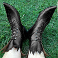 Fantasy Elf Leaf Boots | Fairy & Witch | Medieval Costume