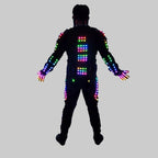 LED Robot Dance Suit - App-Controlled Performance Costume with RF Remote