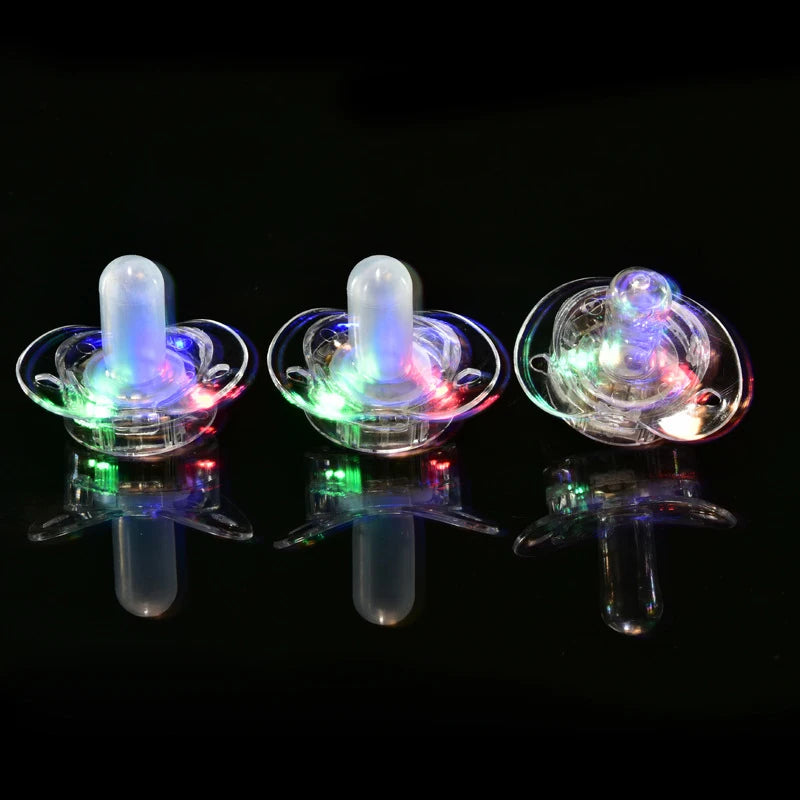 LED Flashing Rave Pacifier | Light-Up Festival Accessory