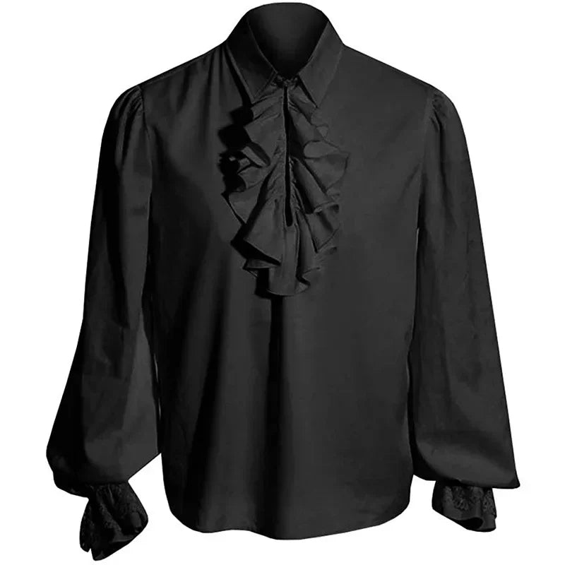 Victorian Ruffle Shirt | Flare Sleeve | Vampire Gothic