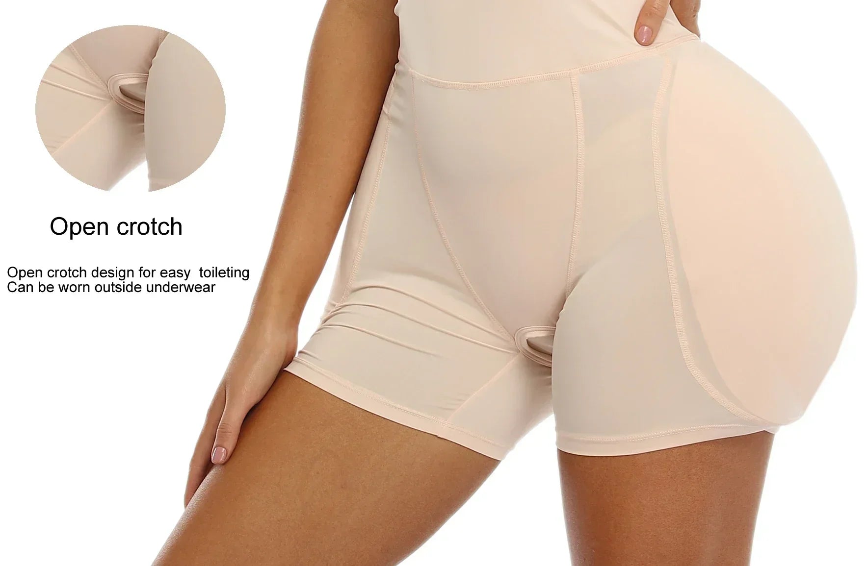 Hip Enhancer Padded Panty with Built-In Hip Pads