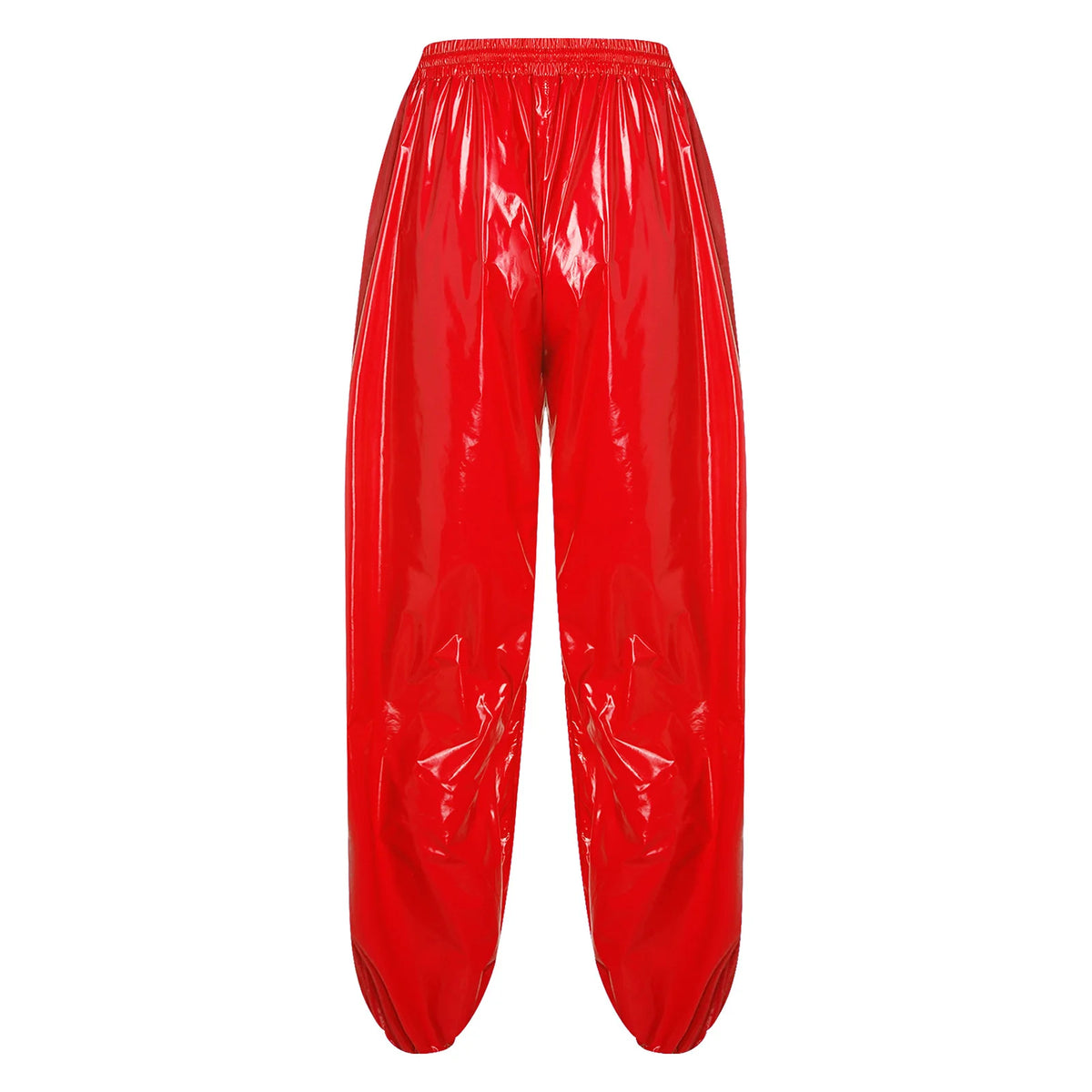 Men's Glossy Pants | Baggy Drawstring Fit