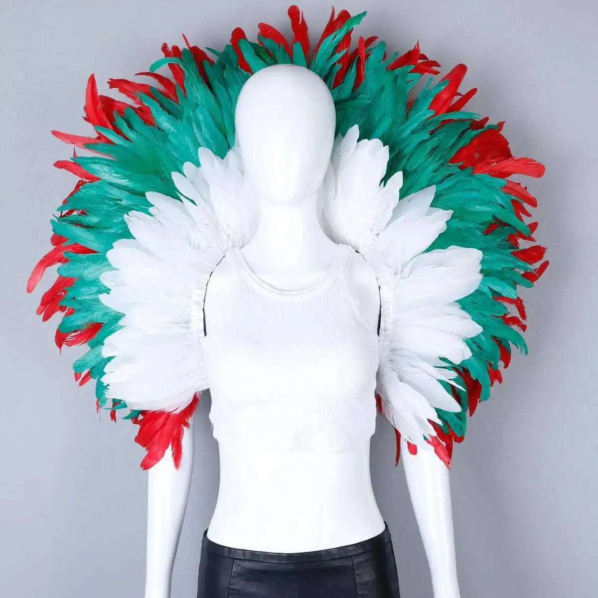 Feather Shoulder Cape | Dramatic Shrug | 13 Colors