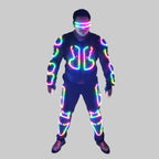 LED Robot Laser Armor Suit - RGB Performance Costume with Laser Effects