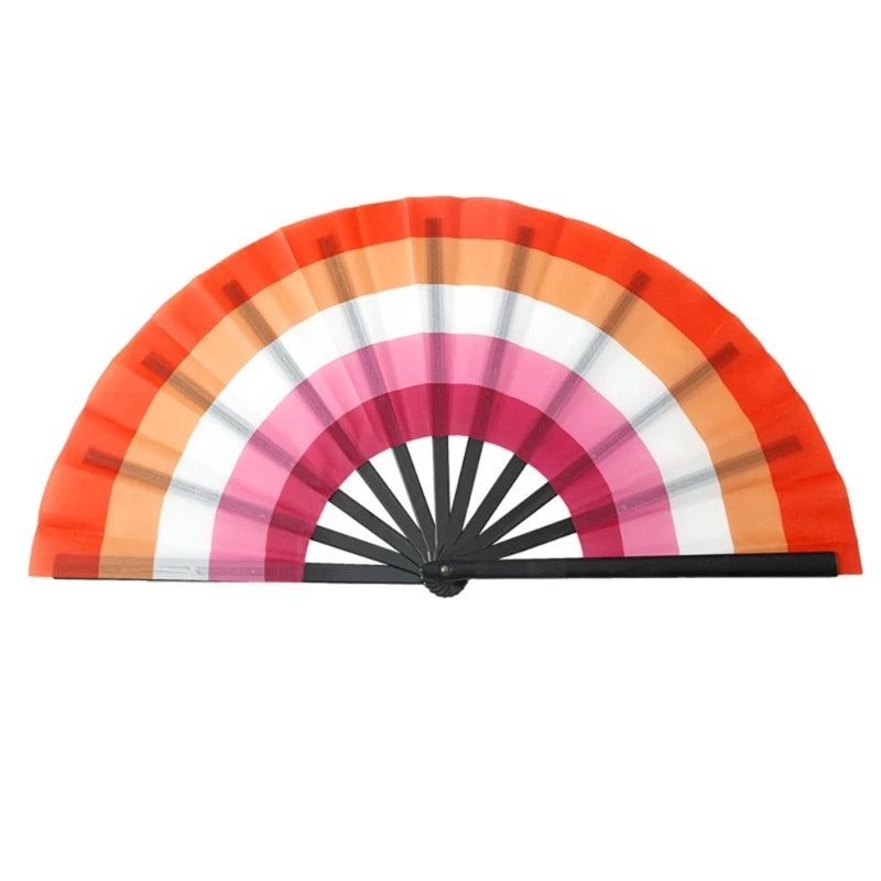 Rainbow Folding Fan | Pride Performance Prop