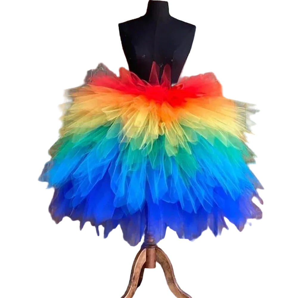 Rainbow Tulle Skirt | Pride & Drag